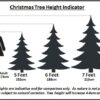 Christmas tree height comparision