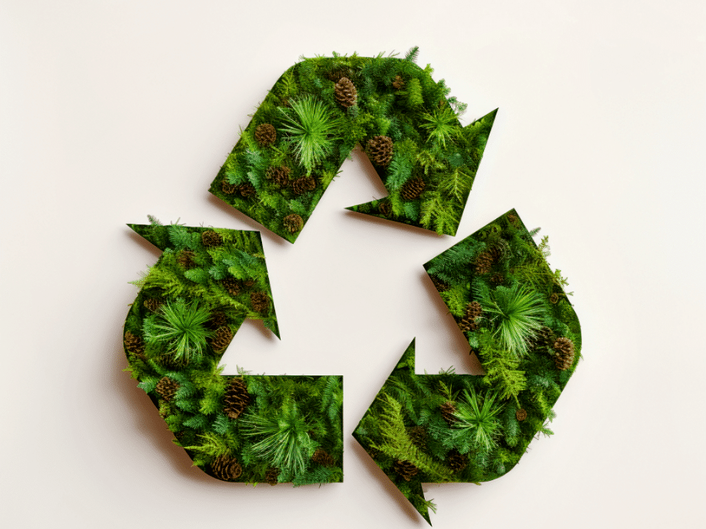 Opt to recycle your Christmas tree in an eco-friendly manner.